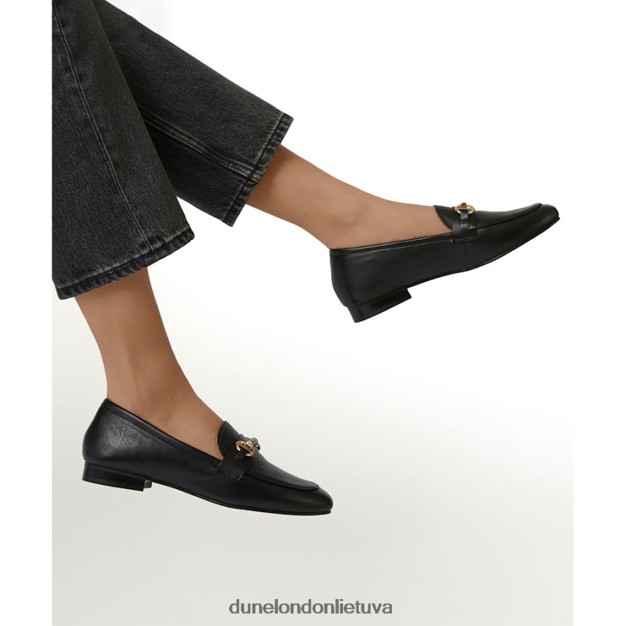 Grange Dune London odiniai metaline apdaila snaffle loafers juodas moterys 66T0Z4620