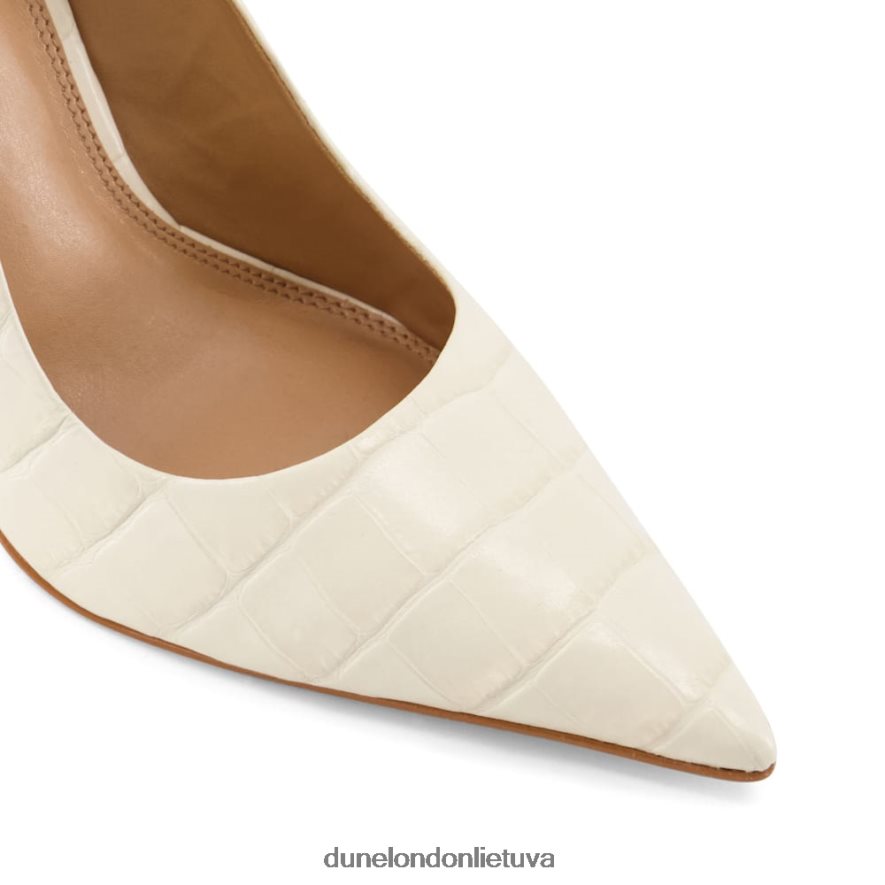bento Dune London Croc Court aukštakulniai kremas moterys 66T0Z4349