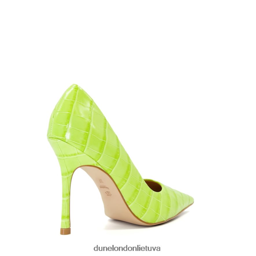 bento Dune London Croc Court aukštakulniai laimo žalia moterys 66T0Z473