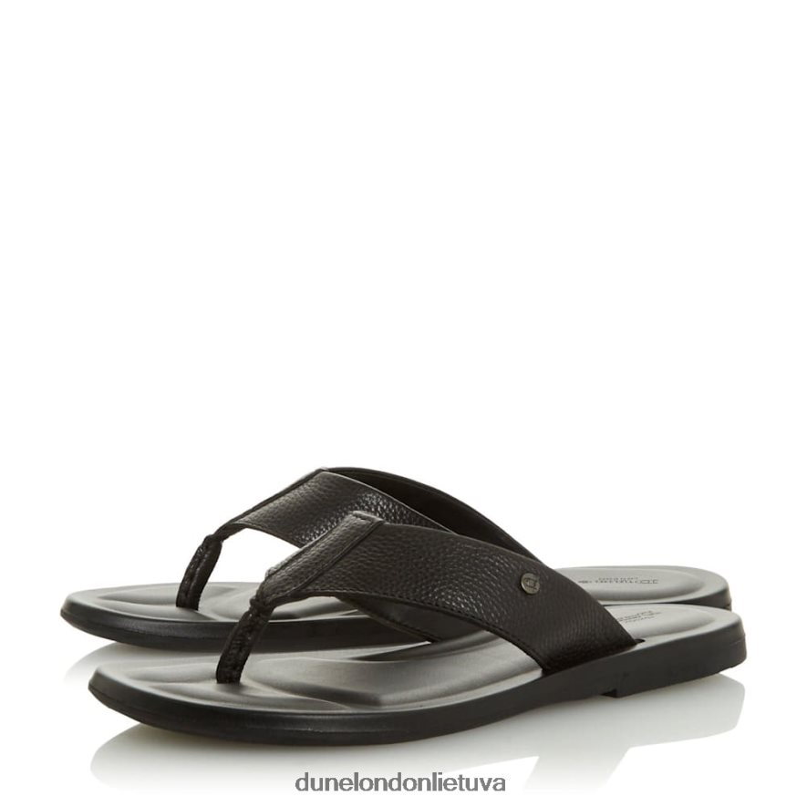 fredss Dune London sandalai su pirštais juodas vyrų 66T0Z4761