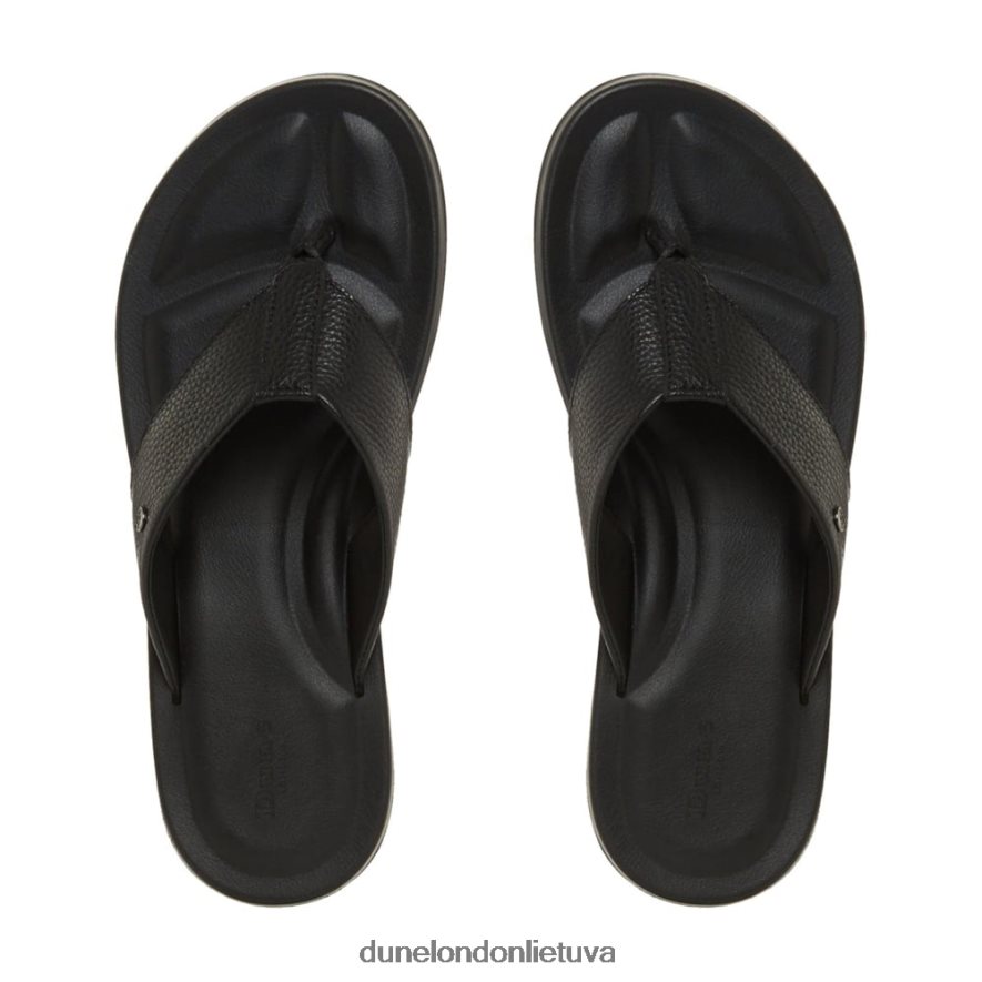 fredss Dune London sandalai su pirštais juodas vyrų 66T0Z4761