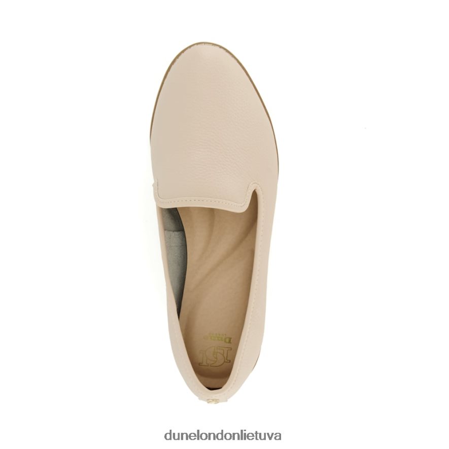 galleoni Dune London laisvalaikio loafers su klijuotu padu ekru moterys 66T0Z493