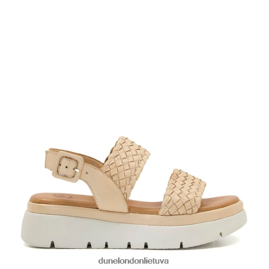 lorris Dune London plokščios formos sandalai karamelė moterys 66T0Z4529