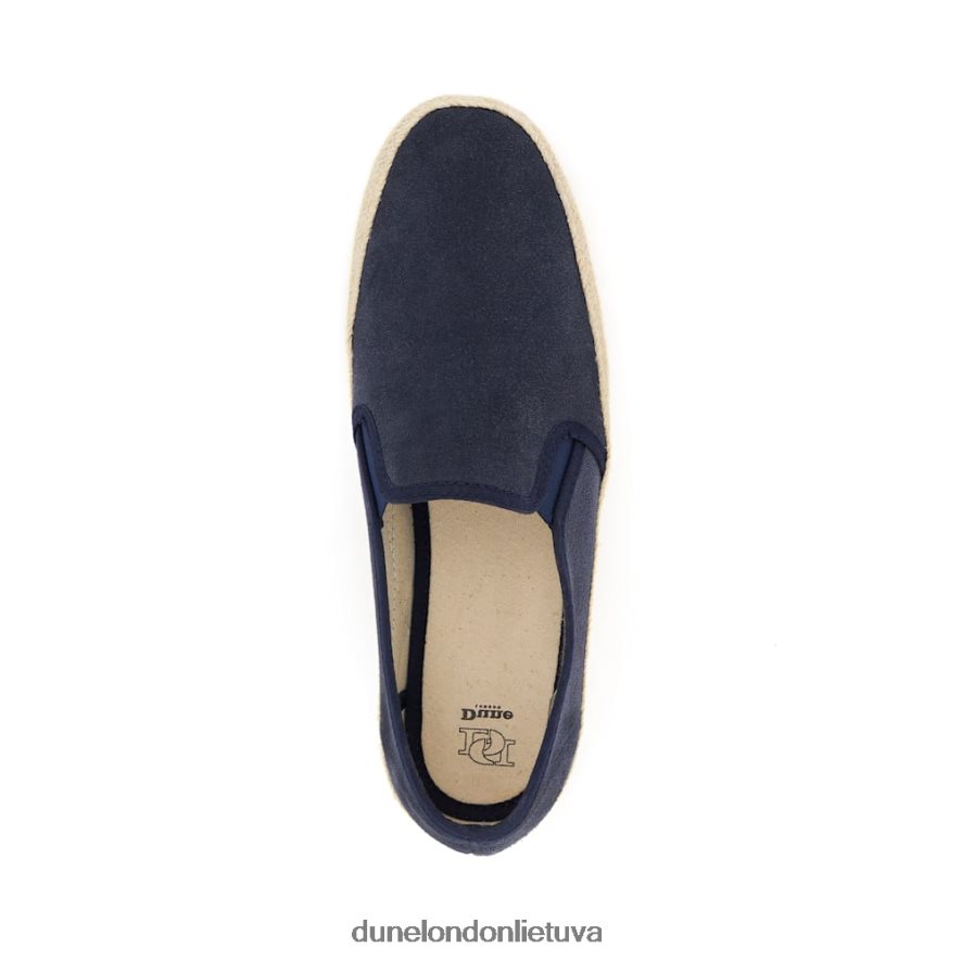rudenį Dune London paprastos zomšinės espadrilės karinis jūrų laivynas vyrų 66T0Z4801