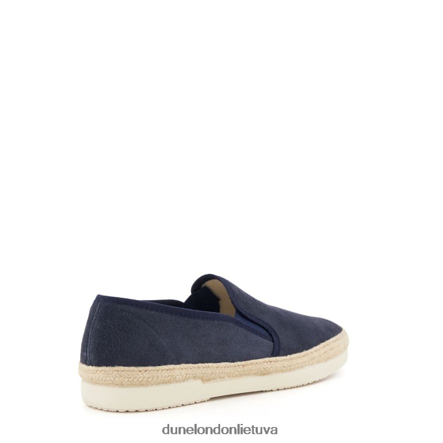 rudenį Dune London paprastos zomšinės espadrilės karinis jūrų laivynas vyrų 66T0Z4801